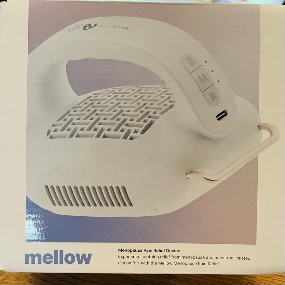 NEW MELLOW MENOPAUSE HOT FLASH COOLING & HEAT DEVICE Menstrual pain New